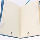 GUCCI GG Supreme Disney Donald Duck Note Book Leather Beige Blue Auth SW2662M-10