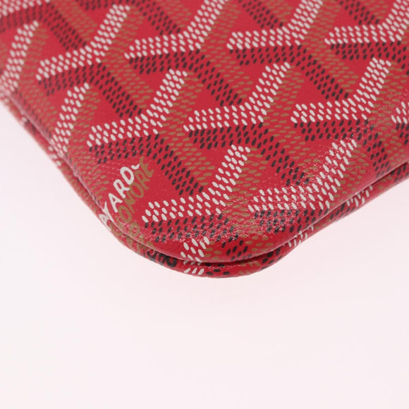 GOYARD Herringbone 2025 Only Poitiers Bag Bag PVC 2way Red Auth SW2665SM