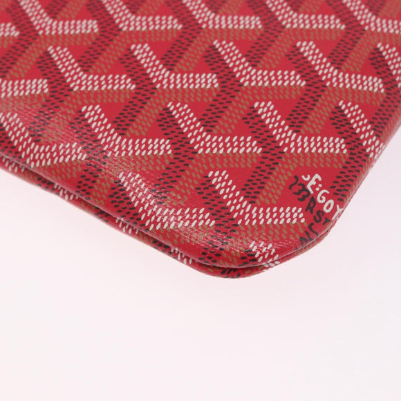 GOYARD Herringbone 2025 Only Poitiers Bag Bag PVC 2way Red Auth SW2665SM