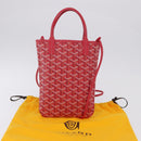 GOYARD Herringbone 2025 Only Poitiers Bag Bag PVC 2way Red Auth SW2665SM-24