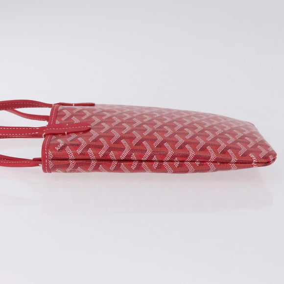 GOYARD Herringbone 2025 Only Poitiers Bag Bag PVC 2way Red Auth SW2665SM
