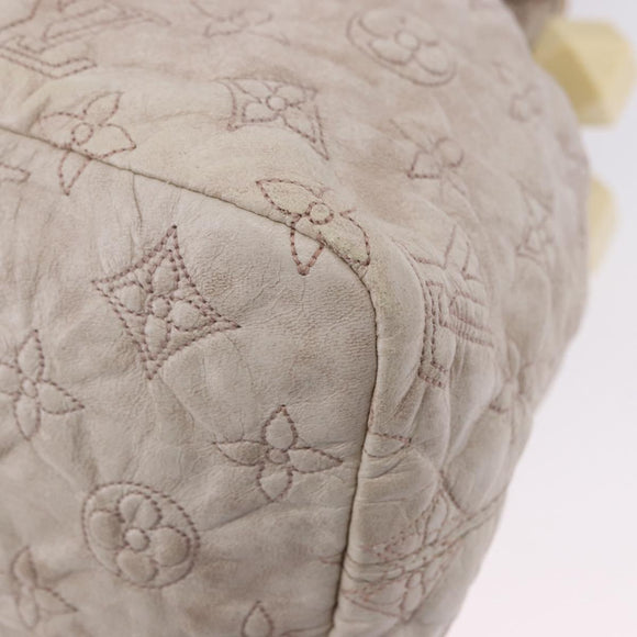 LOUIS VUITTON Monogram Orump Stratus PM Tote Bag Beige M95369 LV Auth SW2666SAV