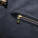 LOUIS VUITTON Monogram Game On Neverfull MM Tote Bag Black M57483 Auth SW2669SM-23