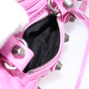 BALENCIAGA Le Cagole Nano Duffel Bag Leather 2way Pink 792599 Auth SW2670SAM-21