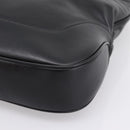 GUCCI Jackie Shoulder Bag Leather 2way Black Silver 764202 Auth SW2671SAM-10