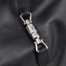 GUCCI Jackie Shoulder Bag Leather 2way Black Silver 764202 Auth SW2671SAM-14