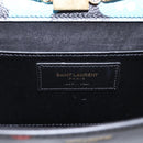 SAINT LAURENT Chain Betty Shoulder Bag Leather Black Gold Tone Auth SW2673SAM-15
