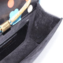 SAINT LAURENT Chain Betty Shoulder Bag Leather Black Gold Tone Auth SW2673SAM-17
