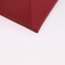 PRADA Chain Wallet Pouch Safifano Red Gold Tone Auth SW2674V-14