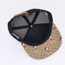 GUCCI Disney MicroGG Supreme Baseball Cap PVC Beige 602979 Auth SW2676SAM-10