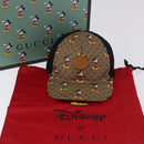 GUCCI Disney MicroGG Supreme Baseball Cap PVC Beige 602979 Auth SW2676SAM-12