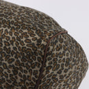 BOTTEGAVENETA Shoulder Bag Satin Brown Gold Tone Auth SW2678V-17
