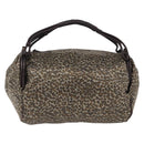 BOTTEGAVENETA Shoulder Bag Satin Brown Gold Tone Auth SW2678V-13