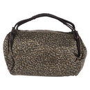 BOTTEGAVENETA Shoulder Bag Satin Brown Gold Tone Auth SW2678V-2