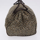 BOTTEGAVENETA Shoulder Bag Satin Brown Gold Tone Auth SW2678V-4