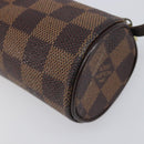 LOUIS VUITTON Damier Ebene Papillon Pouch LV Auth SW2679-15