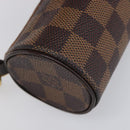 LOUIS VUITTON Damier Ebene Papillon Pouch LV Auth SW2679-16