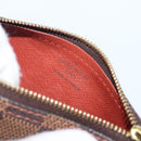 LOUIS VUITTON Damier Ebene Papillon Pouch LV Auth SW2679-11