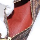 LOUIS VUITTON Damier Ebene Papillon Pouch LV Auth SW2679-12