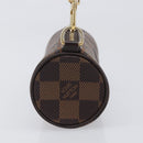 LOUIS VUITTON Damier Ebene Papillon Pouch LV Auth SW2679-3