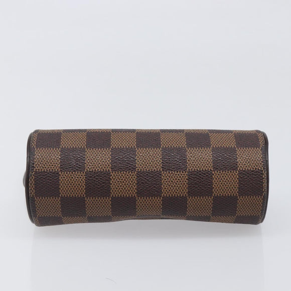 LOUIS VUITTON Damier Ebene Papillon Pouch LV Auth SW2679