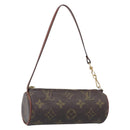 LOUIS VUITTON Monogram Papillon Pouch LV Auth SW2680-1