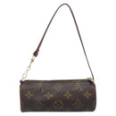 LOUIS VUITTON Monogram Papillon Pouch LV Auth SW2680-3