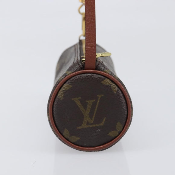 LOUIS VUITTON Monogram Papillon Pouch LV Auth SW2680