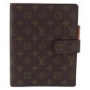 LOUIS VUITTON Monogram Agenda GM Day Planner Cover R20006 LV Auth SW2681-13