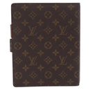 LOUIS VUITTON Monogram Agenda GM Day Planner Cover R20006 LV Auth SW2681-2