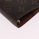 LOUIS VUITTON Monogram Agenda GM Day Planner Cover R20006 LV Auth SW2681-7