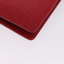 LOUIS VUITTON Epi Agenda MM Day Planner Cover Red R20047 LV Auth SW2682-15