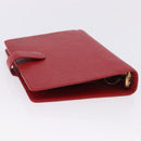LOUIS VUITTON Epi Agenda MM Day Planner Cover Red R20047 LV Auth SW2682-5
