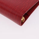 LOUIS VUITTON Epi Agenda MM Day Planner Cover Red R20047 LV Auth SW2682-7