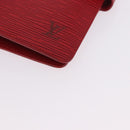 LOUIS VUITTON Epi Agenda MM Day Planner Cover Red R20047 LV Auth SW2682-14