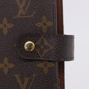LOUIS VUITTON Monogram Agenda MM Day Planner Cover R20105 LV Auth SW2683-17