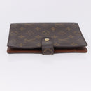 LOUIS VUITTON Monogram Agenda MM Day Planner Cover R20105 LV Auth SW2683-3