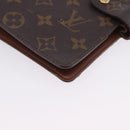 LOUIS VUITTON Monogram Agenda MM Day Planner Cover R20105 LV Auth SW2683-14