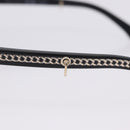 CHANEL COCO Mark Chain Rectangle Shape Sunglasses plastic CC Auth SW2687SAM-15