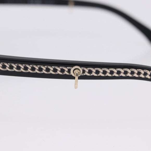 CHANEL COCO Mark Chain Rectangle Shape Sunglasses plastic CC Auth SW2687SAM