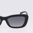 CHANEL COCO Mark Chain Rectangle Shape Sunglasses plastic CC Auth SW2687SAM-4