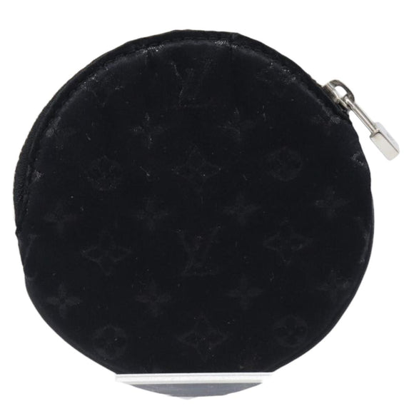 LOUIS VUITTON Monogram Satin Comte de Fée Porte Monnaie Ron M92272 Auth SW2689