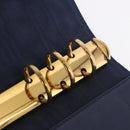 CHANEL COCO Mark Day Planner Cover Denim Blue Gold CC Auth SW2693SAM-8
