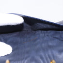 CHANEL COCO Mark Day Planner Cover Denim Blue Gold CC Auth SW2693SAM-9