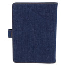 CHANEL COCO Mark Day Planner Cover Denim Blue Gold CC Auth SW2693SAM-2