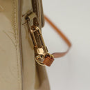 LOUIS VUITTON Monogram Vernis Motto Accessory Pouch Beige M91136 LV Auth sw270-8