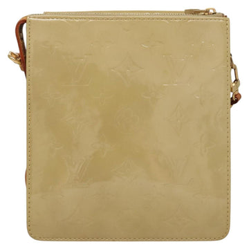 LOUIS VUITTON Monogram Vernis Motto Accessory Pouch Beige M91136 LV Auth sw270 - 0
