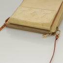 LOUIS VUITTON Monogram Vernis Motto Accessory Pouch Beige M91136 LV Auth sw270-6