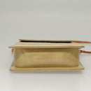 LOUIS VUITTON Monogram Vernis Motto Accessory Pouch Beige M91136 LV Auth sw270-5