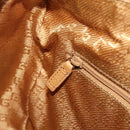 GUCCI Hand Bag Suede Orange Gold Tone 000 0851 Auth SW2761-24